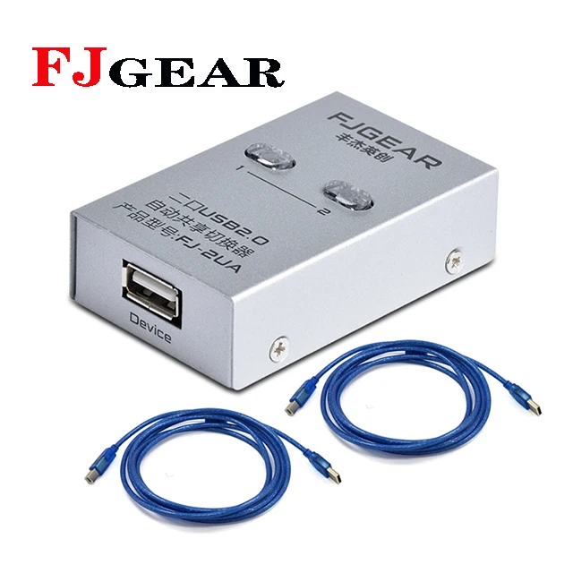 Горячий usb 2 0 переключатель FJGEAR с портами горячая клавиша компьютера принтер автоматическим