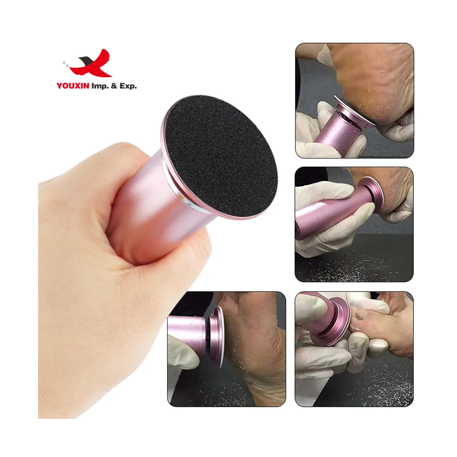 Factory Wholesale Professional Electric Foot Callus Remover Foot Grinder Foot Dead Skin Remover with Replacement Sandpaper Pad