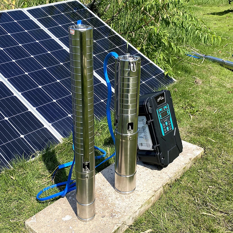 LEO 1.3 Pump Power High efficiency PMSM brushless motor Hybrid AC DC high pressure solar water pump