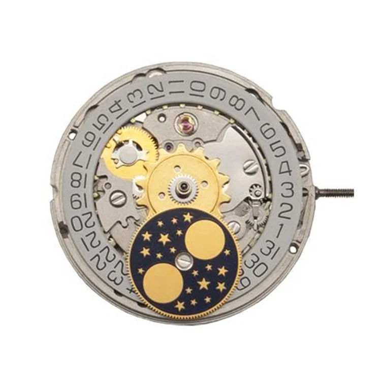 Silver Color Version Automatic Mechanical Watch Sellita SW280-1 Movement Caliber for Sale
