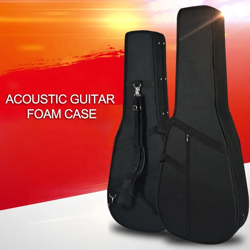 Acoustic/Classical Guitar Bag Waterproof  Adjustable Shoulder Strap Lightweight Gig Bag foam box guitar case