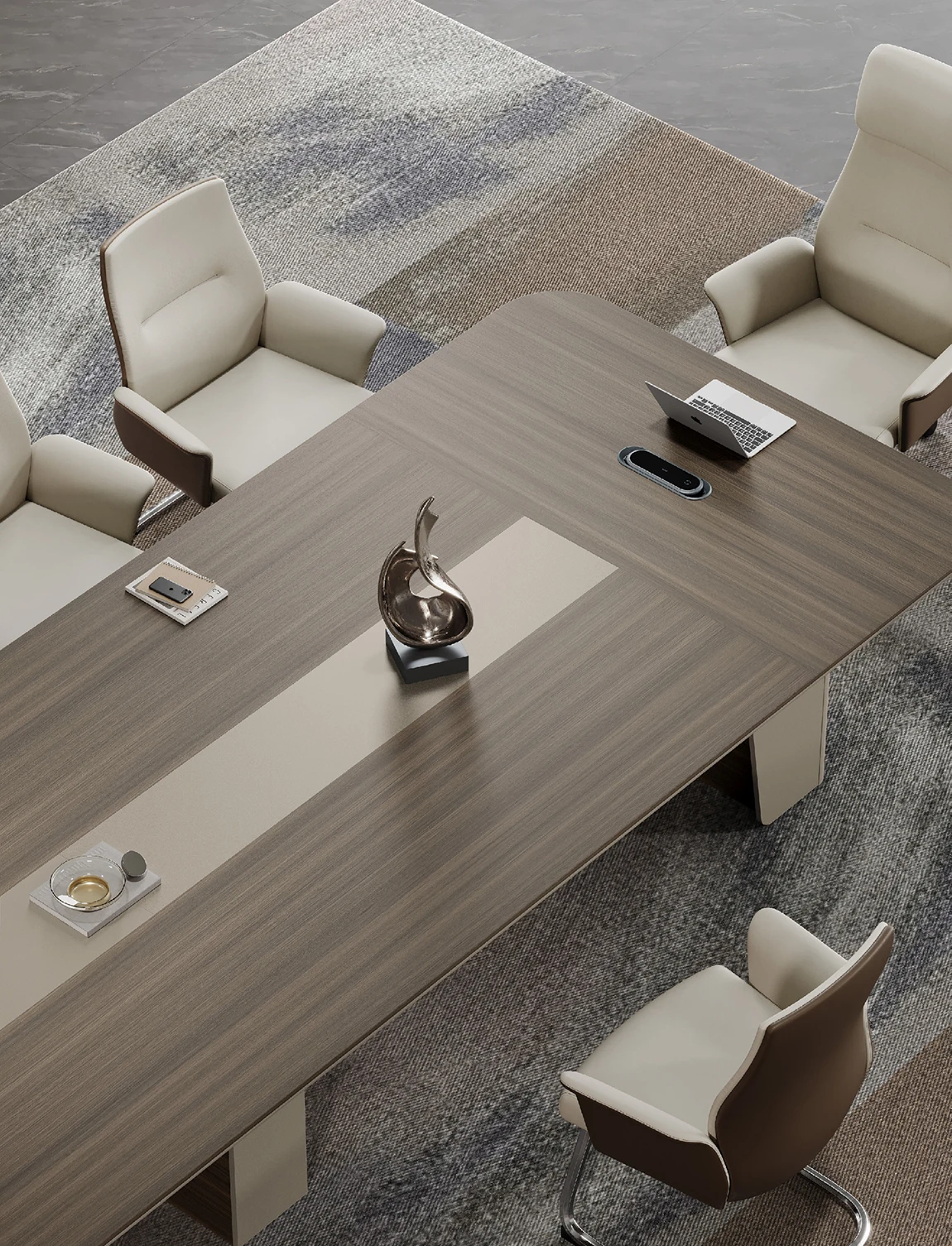 Meeting room multi-person office conference table simple modern office rectangular long training table