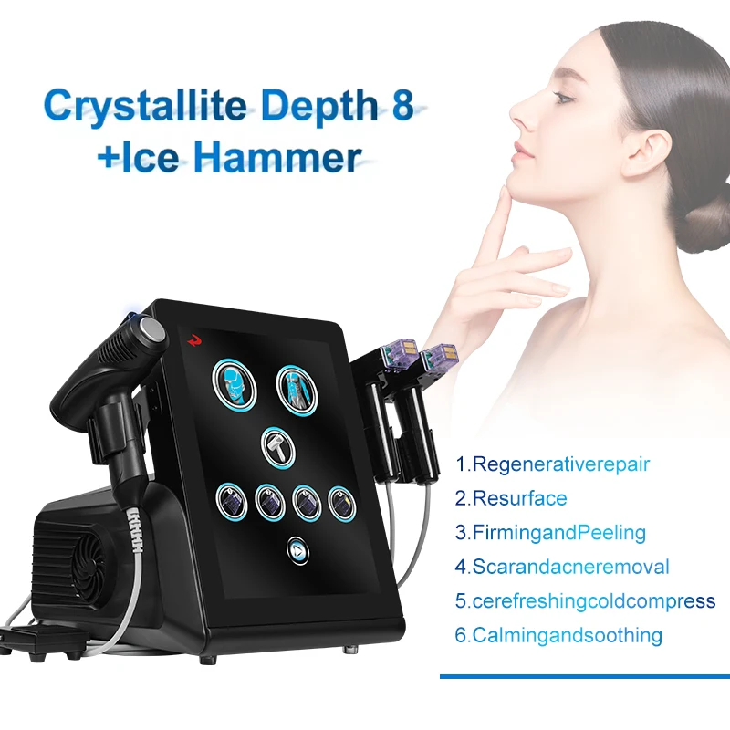 12 p 24p 40p nano 4 Style Needles For Rf Crystallite Depth 8 Radiofrequency Microneedling Machine
