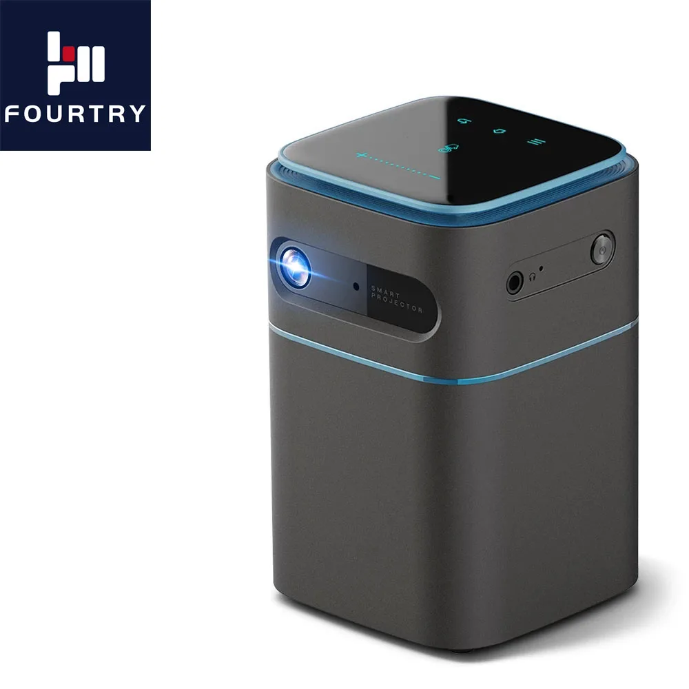 [FOURTRY SL01 проектор-мини DLP горячий проектор] Mini Pico Android 9,0 1080P домашний кинотеатр видео светодиодный проектор