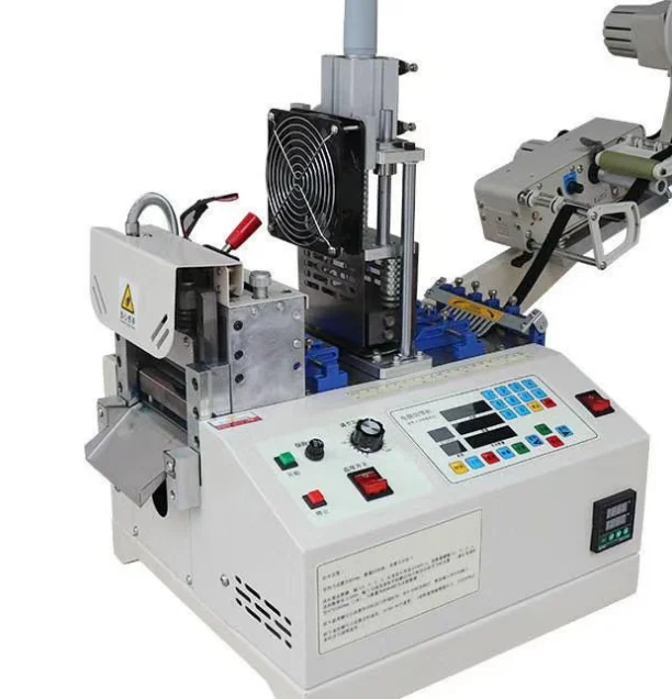 automatic webbing ribbon pvc paper tube leather hole perforating punching cutting machine
