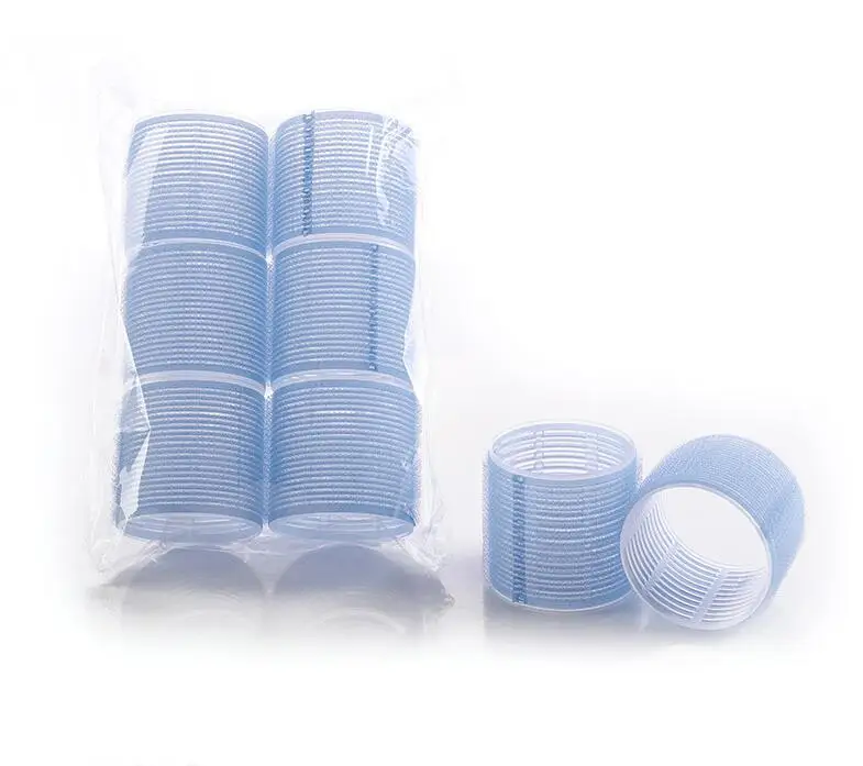 6.2*1.5cm Hair Rollers Self Grip Hook  Hair Roller Salon Hair Dressing Curlers Jumbo