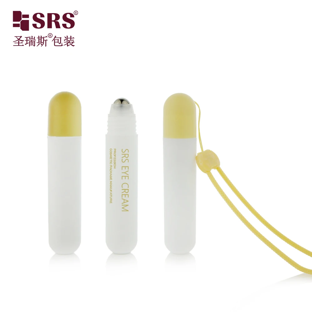 SRS 25ml Matte Round Cap Round Bottom Bottle Custom Color PP PCR Roll On Bottle