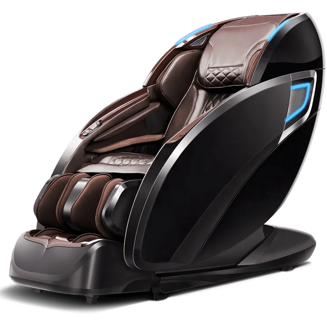 Track 4D Professional Luxury Manipulator Zero Gravity Multifunctional Massage Chair With Electric Leg Extension