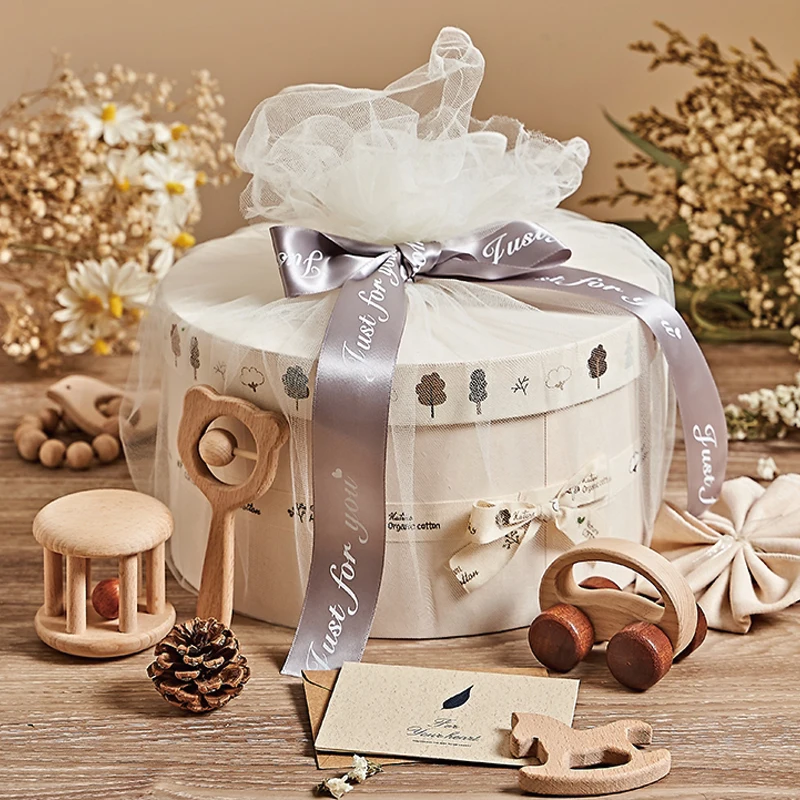 Top grade Nice Design Custom Little Toy Round Cylinder Memory Paper Gift Boxes Souvenir Gift Box For Kids & Baby