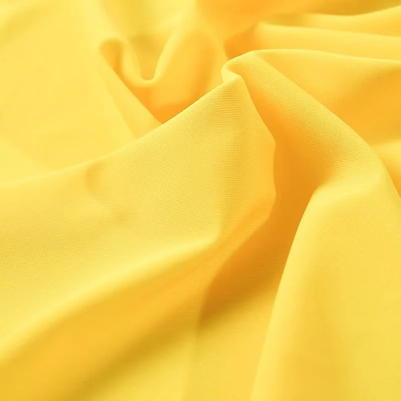 Custom hot sell recyclable fabric waterproof breathable swimwear fabric spandex 4 way stretch fabric for swimsuit