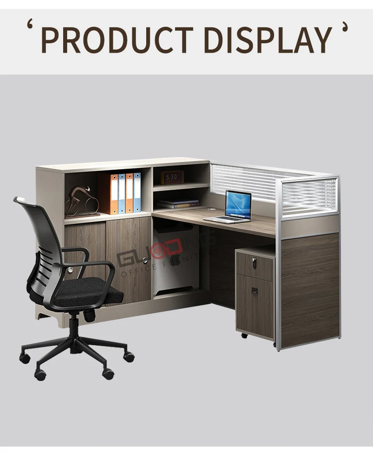 Factory sell Hot sell Office Partitions for 4 People seat Workstation with Acoustic Desk Divider Screen Classical Design