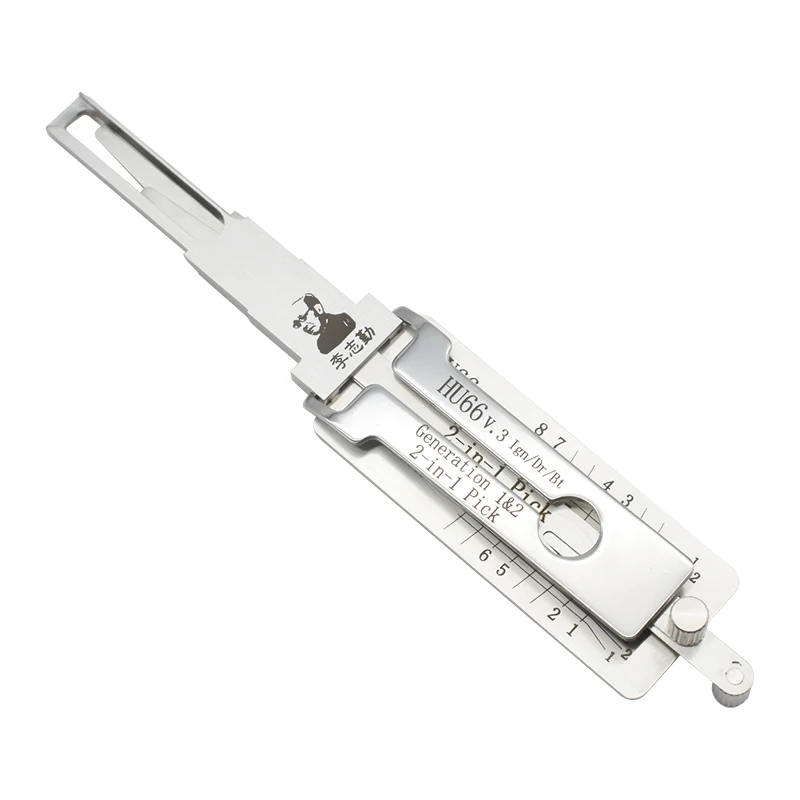  lishi locksmith tools HU66 V.3 2 in 1 auto lock pick and decoder lockpicks car Key Reader