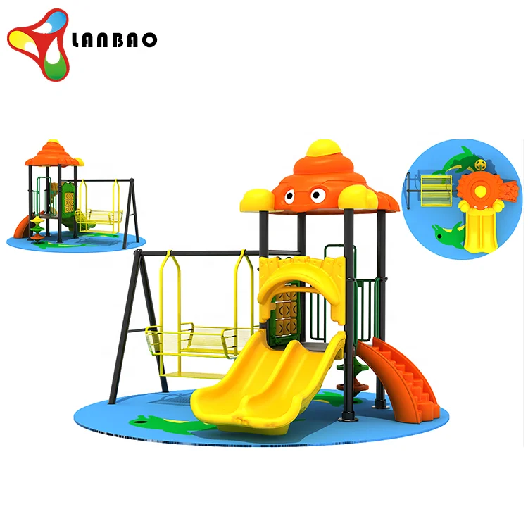 Top quality kindergarten plastic children fun play equipment kids outdoor playground