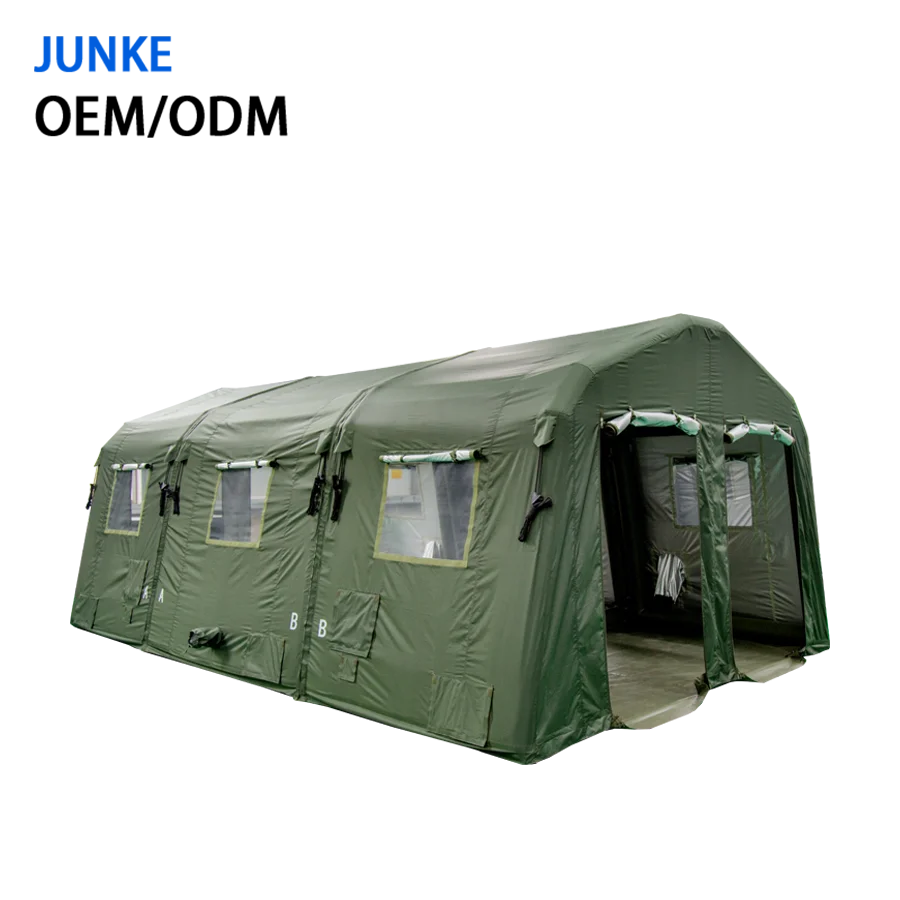 Inflatable tent Customized OEM/ODM  Outdoor large Medical fire shelter rescue isolation camouflage emergency tent factory outlet