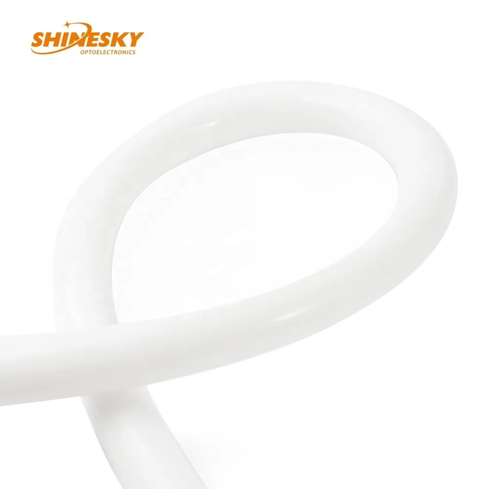 Factory price for 360 degree emitting 25mm diameter RGB RGBW flexible light strip with high light transmittance