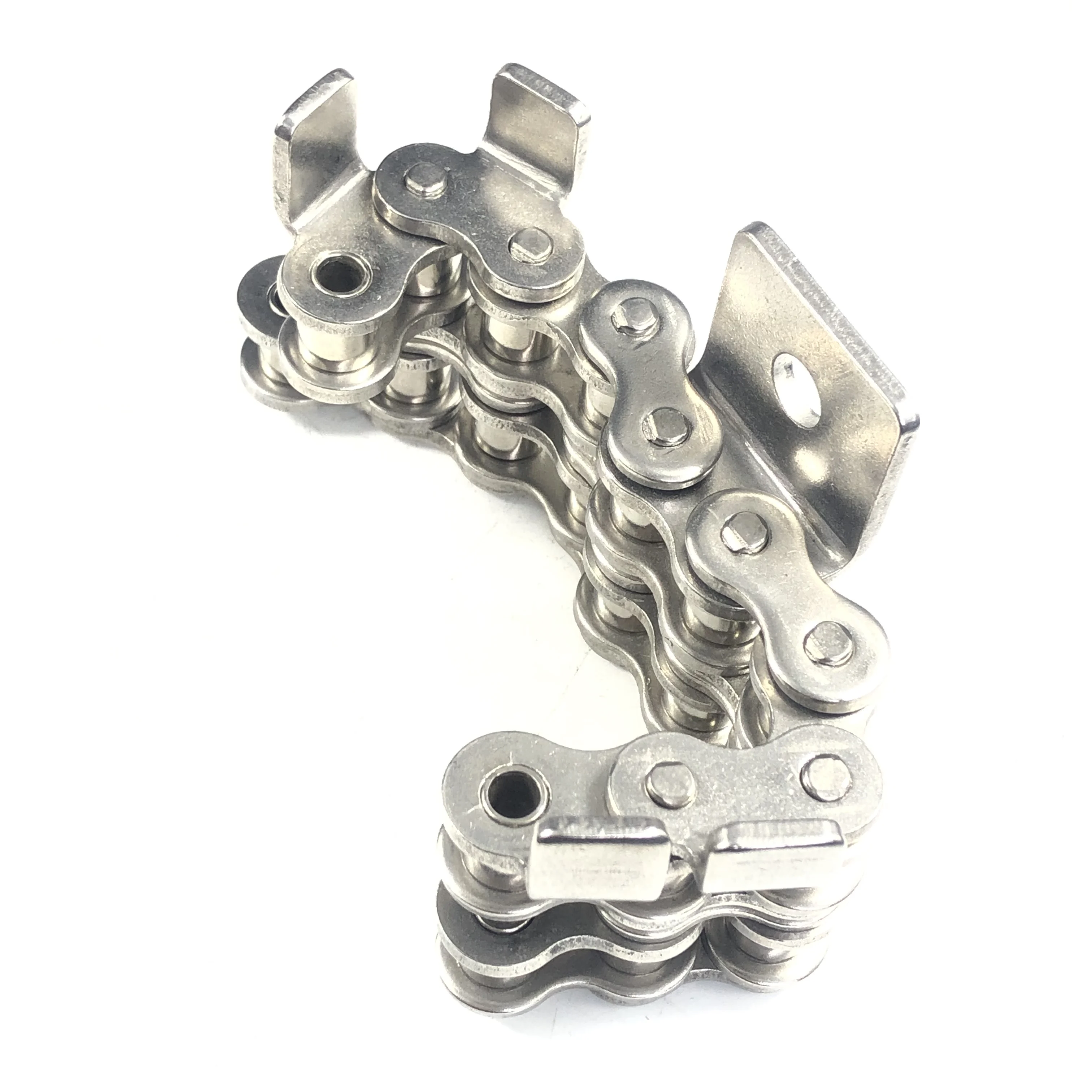 double  wide good quality   conveyor chain with attachment 08B-2 -A1