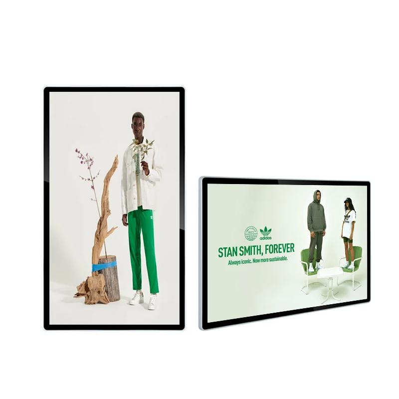 Hot Selling Indoor Full HD 2K 4K Wall Mounted Advertising Screen 32 43 46 49 55 65 75 Inch Touchscreen for Retail Store