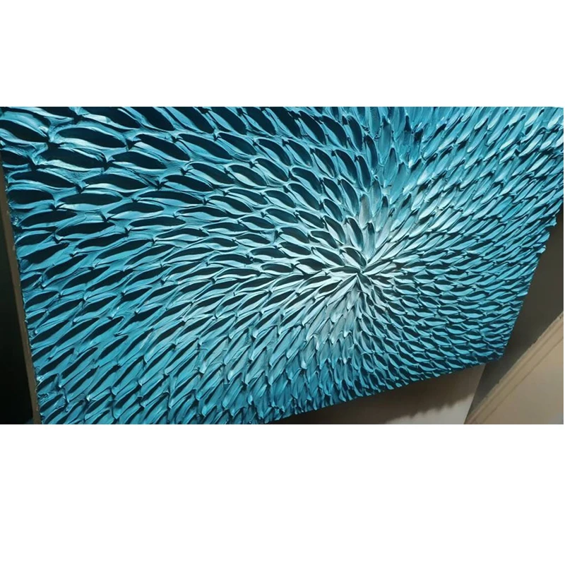 Interior Decoration Bedroom Hotel Office Wall Poster Handmade Canvas Abstract Oil Painting