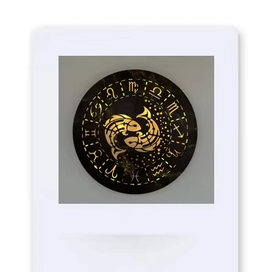 E-0338 LED wooden creative light Handmade flash luminous wood carving lamp LED wooden creative light