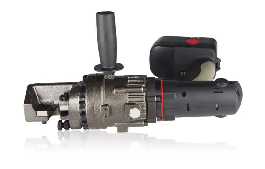 Battery powered hydraulic steel rebar cutter cordless