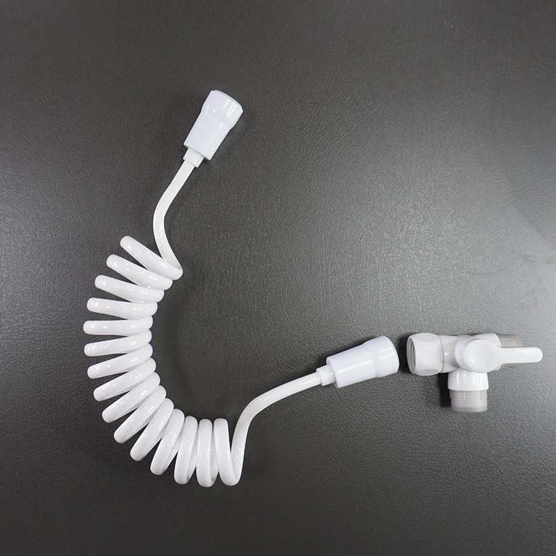 Factory WholesalePVC Telephone Line Telescopic Spring Flexible Shower Hose for Water Plumbing Toilet Bidet Sprayer