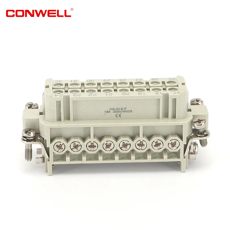 250 В 16a Автомобильные проводные соединители 32 PIN -обжима