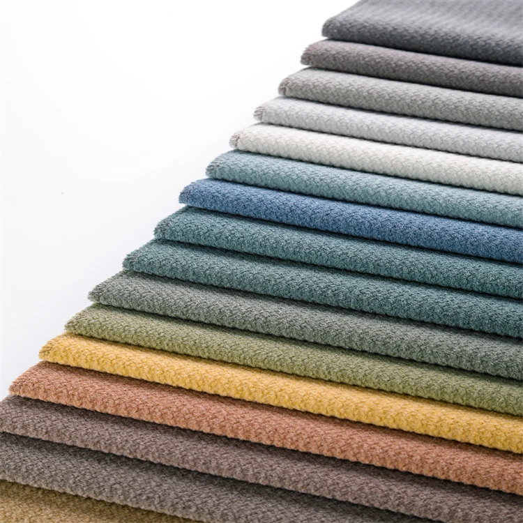 Home Textile Jacquard Classic Sofa Fabric Polyester Dyed Knitted Sofa Upholstery Fabric