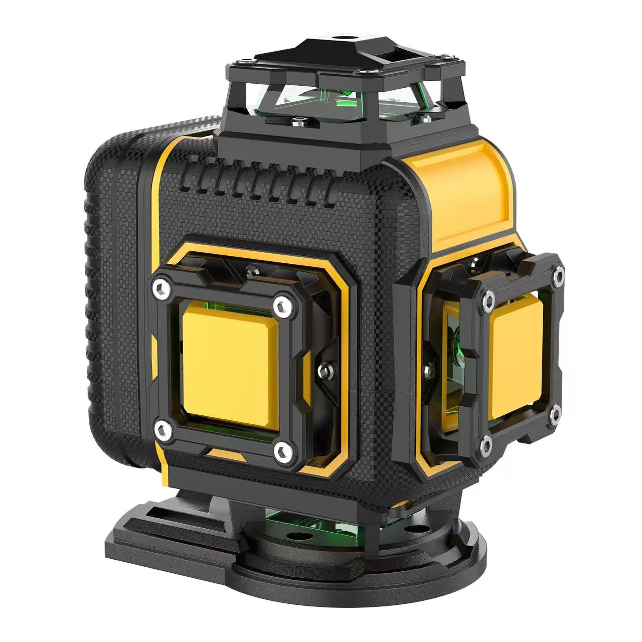 4D 16 Lines Remote Control Multifunctional Laser Level Tool with Self Leveling System Function Green 4x360 Cross Line Lasers