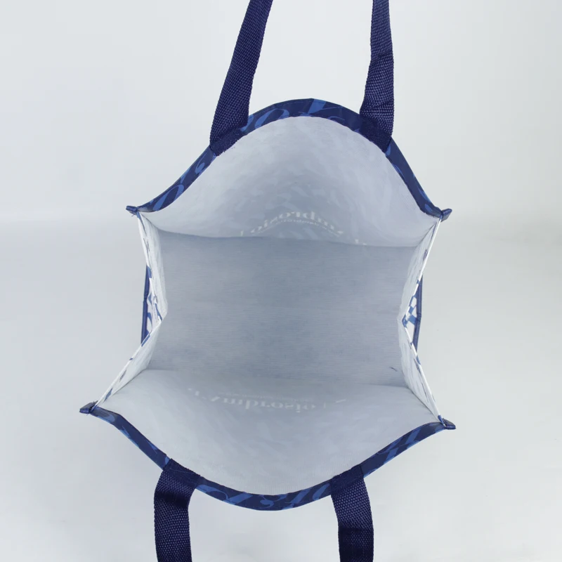 Wholesale Custom Logo Reusable Promotional Non Woven RPET Tote Shopping Bag