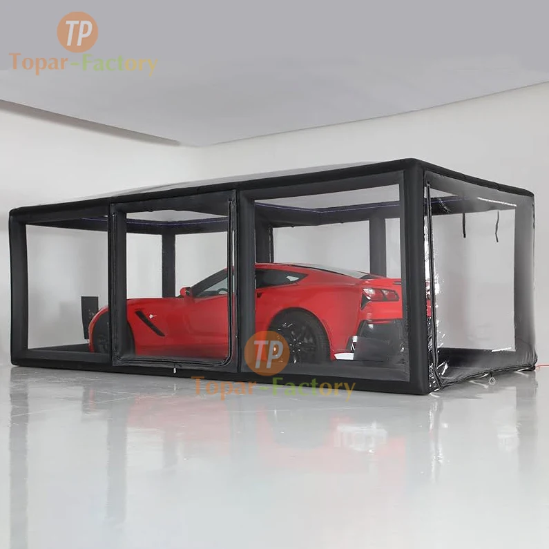 Hail Proof Inflatable Car Garage Inflatable Car Tent Car Cover Air Clear Trade Show Tent for Sale inflatable wash tent