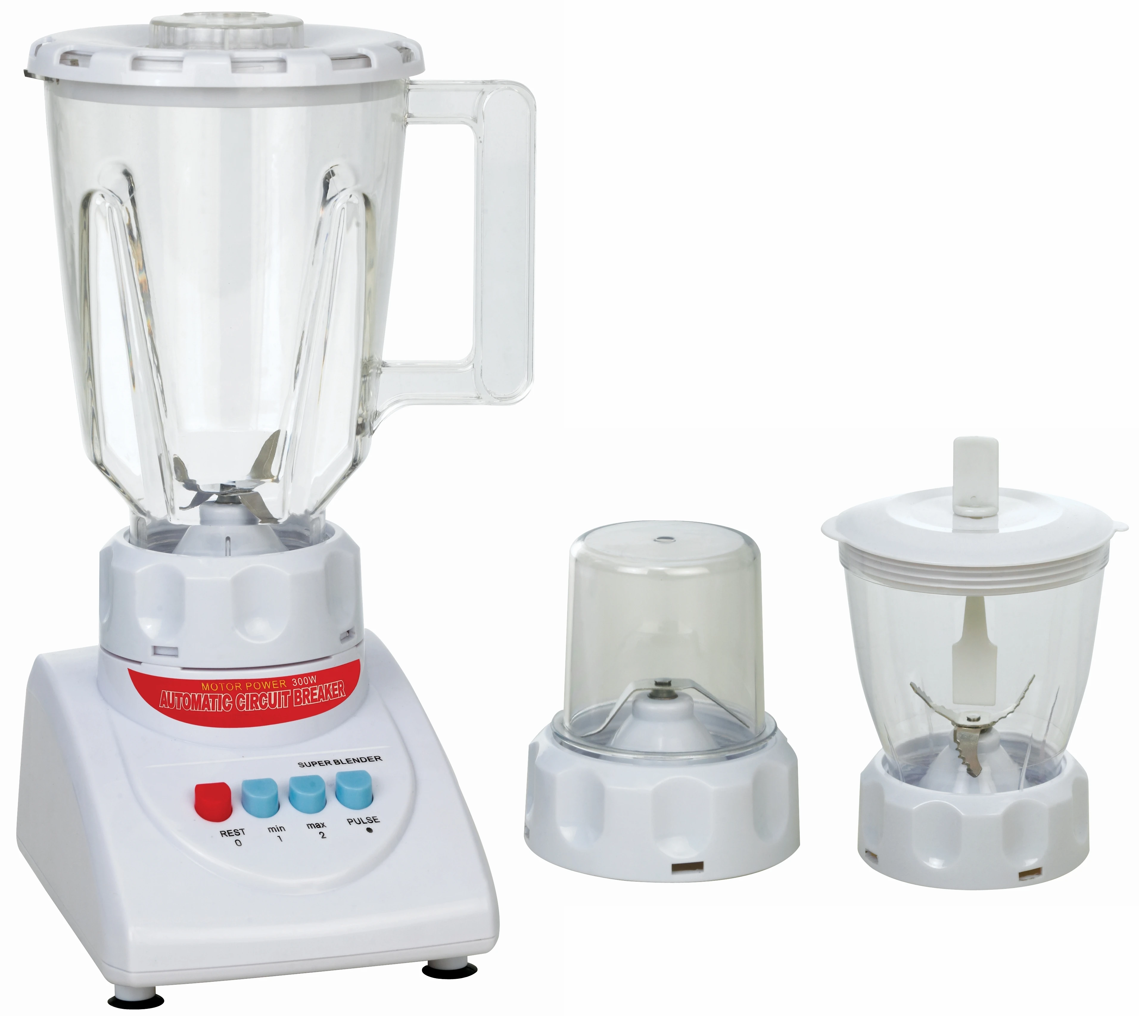 Household Processor Parts Home Variable Speed Plastic 3 In 1 Food Blender Machine Electric Juicer Mixer Kitchen Application