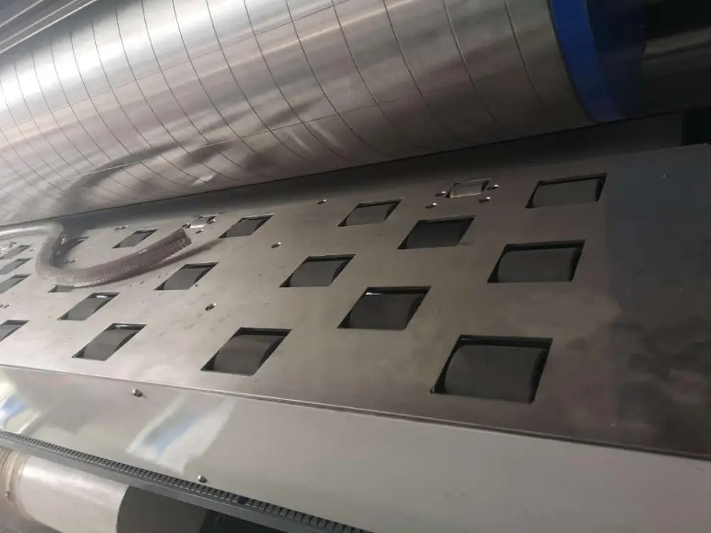 Vacuum Transfer 4 color print slotter die cutting machine with stacker1200*2400mm