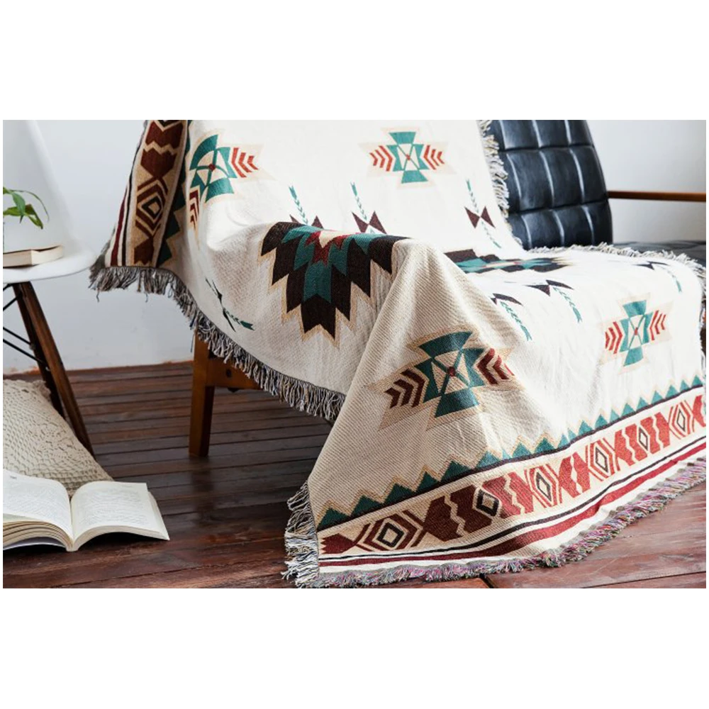 Knitted Blanket Made Polyester Throw Blankets for Sleep Bed Sofa RV bed accessories