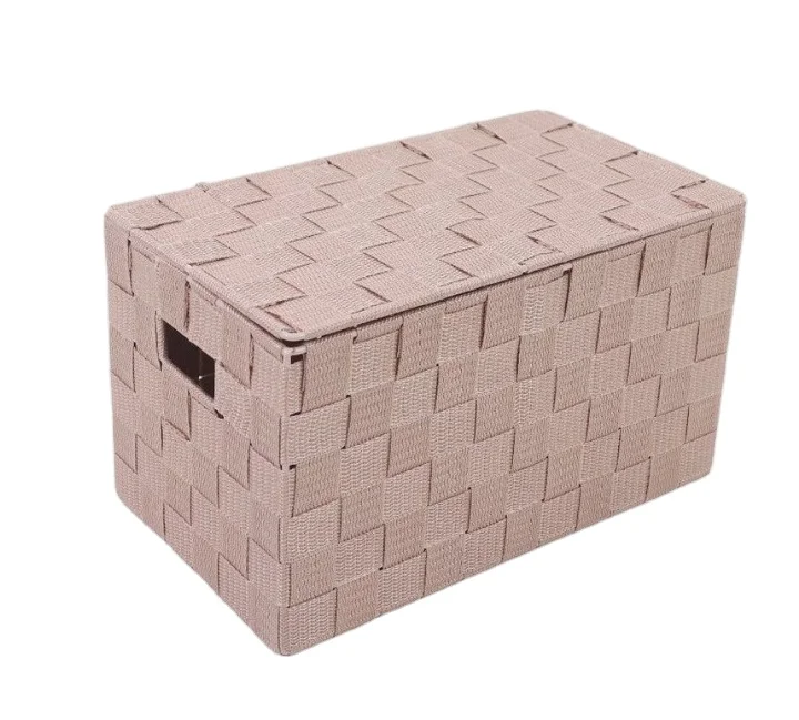 Yulin Jiafu  home decoration cheap price Storage Box/Fabric Nylon Basket with lid