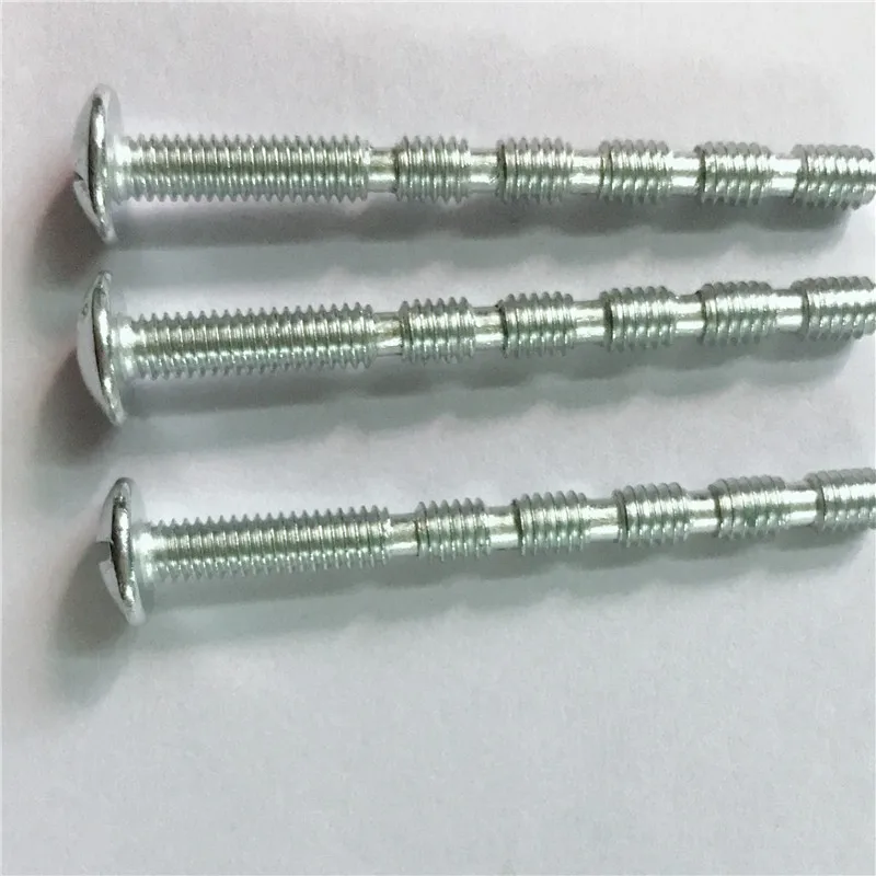 Wholesale M4 M5 M6 Phillips Pan Head Connecting Bamboo Shaped Screw For Door Handle