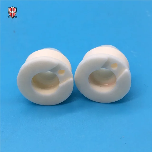 refractory customized alumina ceramic thread insulator eyelet guide