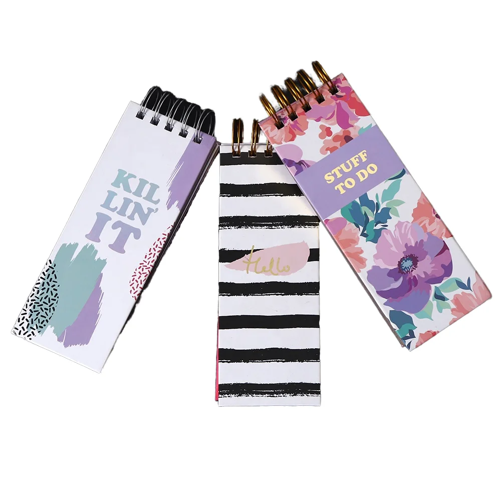 2025 Custom New A5 Watercolor Paper Dotted Lined Notebook Cute Spiral Business Office School Writing Gift Classmates Promotions