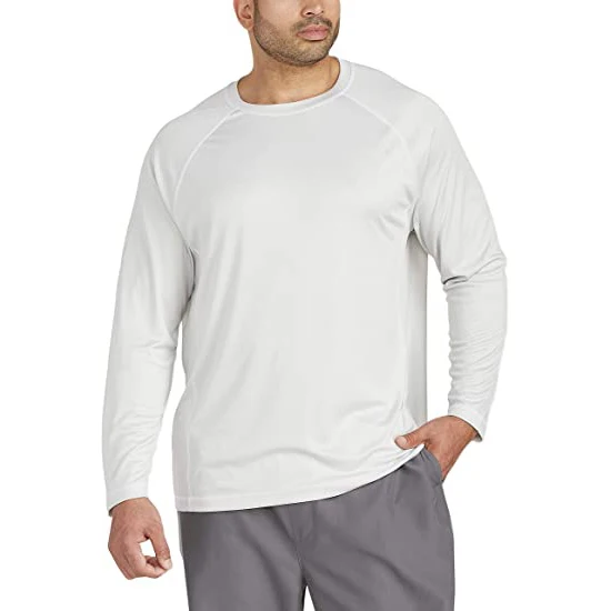 Индивидуальный логотип реглан мужской купальный костюм с защитой от ультрафиолета 50 +, защита от ультрафиолета, с защитой от УФ-лучей на открытом воздухе Рыбалка Футболка с длинными рукавами