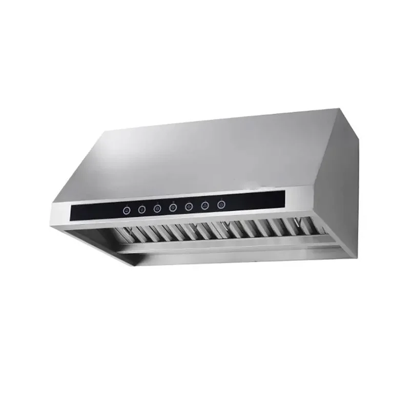 Профессиональный настенный капот из нержавеющей стали, сертифицированный ETL