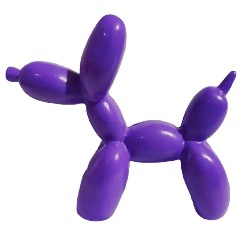 Nordic Creative Resin Balloon Dog Ornaments Living Room Bedroom Wine Cabinet Desktop Decoration Animal Resin Crafts Wholesale