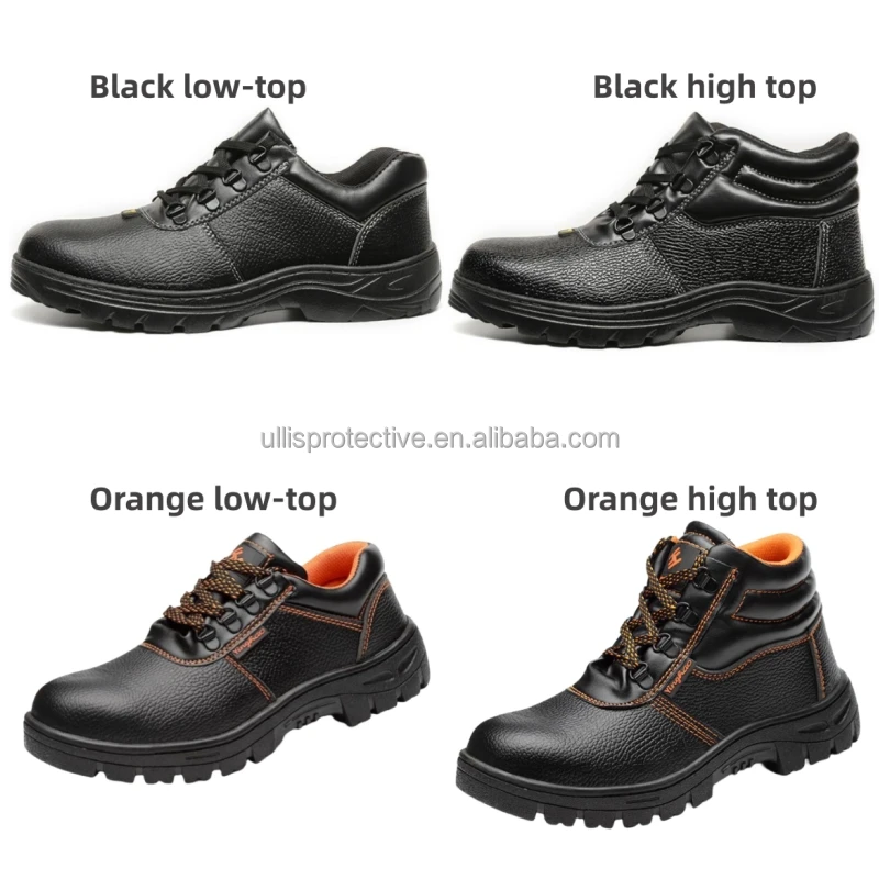 Best-selling anti-smash and anti-puncture men wear-resistant rubber sole work shoes protective safety shoes