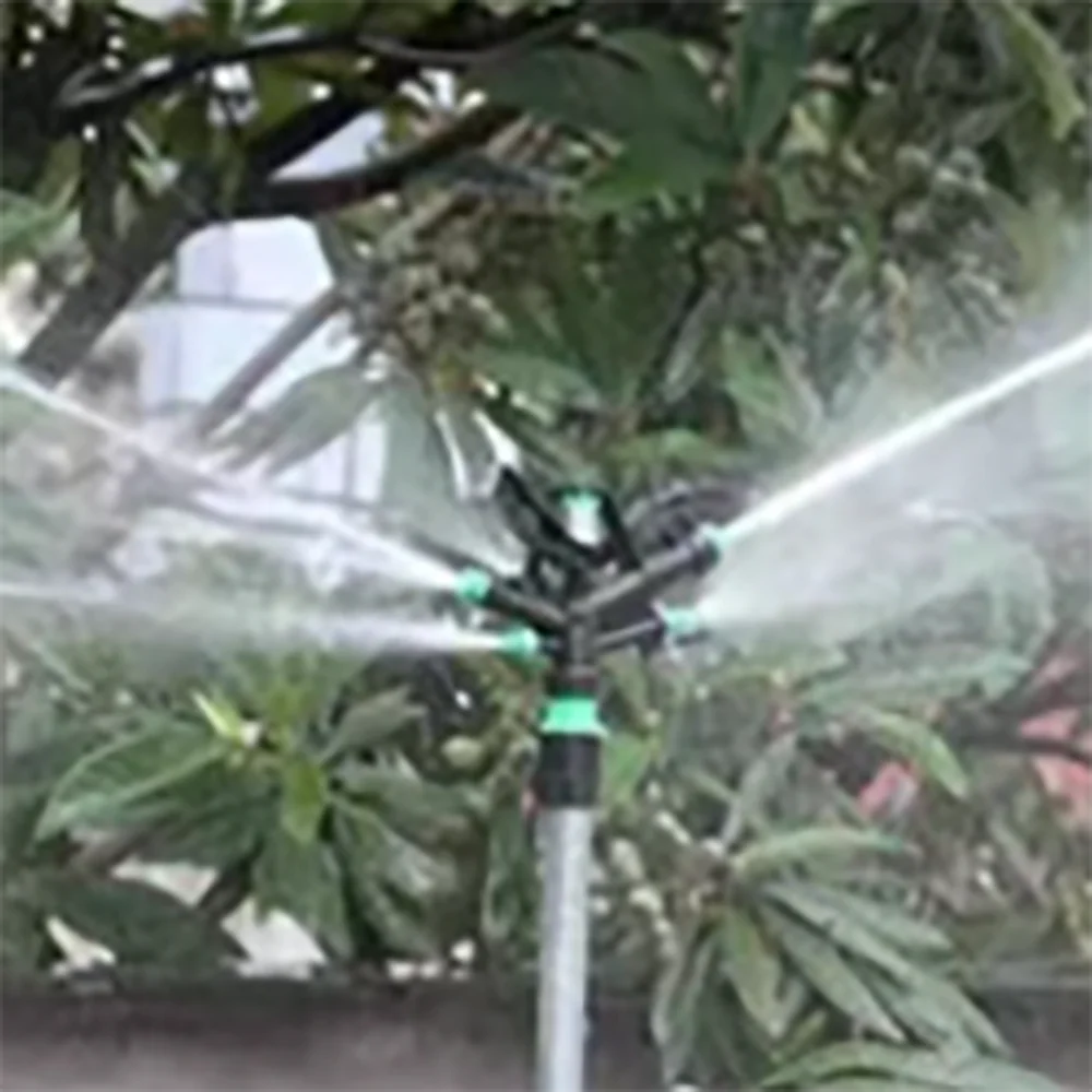 Hot Selling 360 Degree Rotating Impact Rocker Nozzle Adjustable Five Nozzle Plastic Farmland Irrigation System Agricultural Use