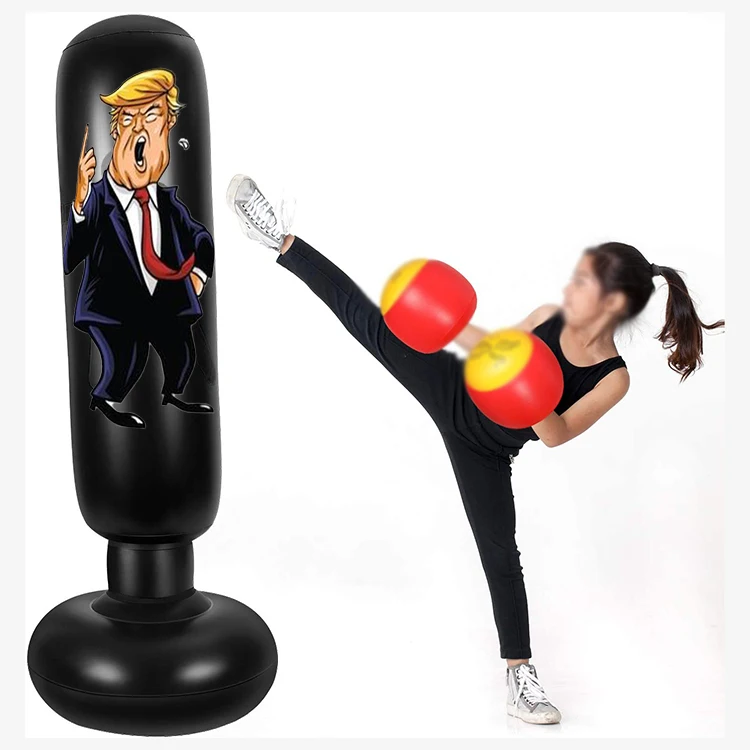 PVC inflatable Donald   tumbler for kids toys