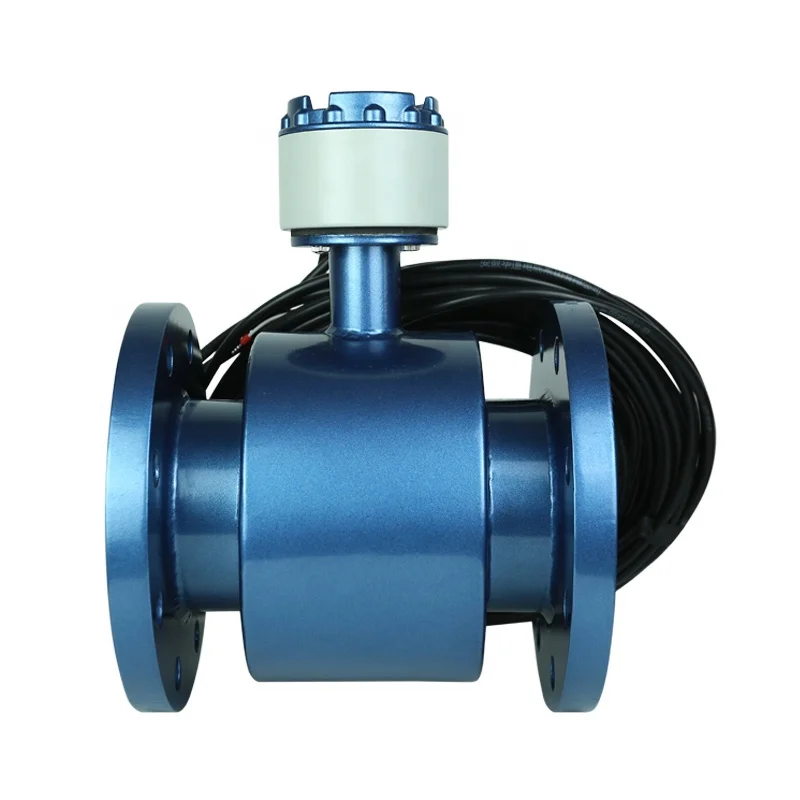 Electric magnet flow meter dn100 split type sea water electromagnetic flow meter