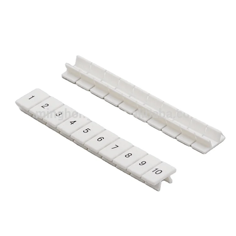 ZB6/8/10 number and letter printed terminal block marker