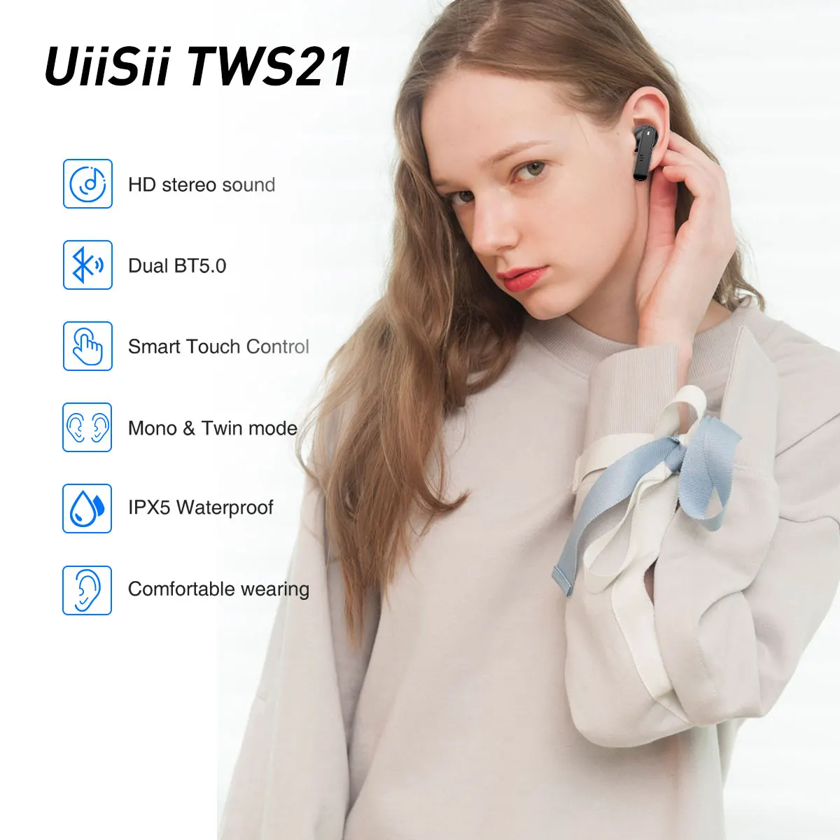 Беспроводные наушники UiiSii TWS21 TWS с зарядным