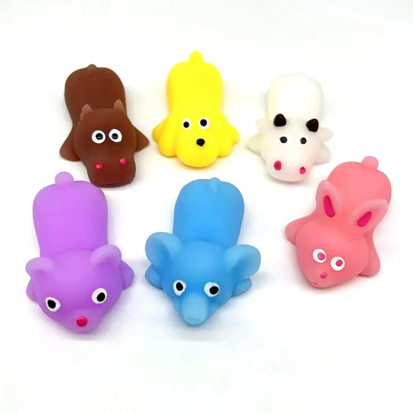 2022 Wholesale TPR material  Kawaii Mini Butt Animal  squishy toys stress sensory  for kids
