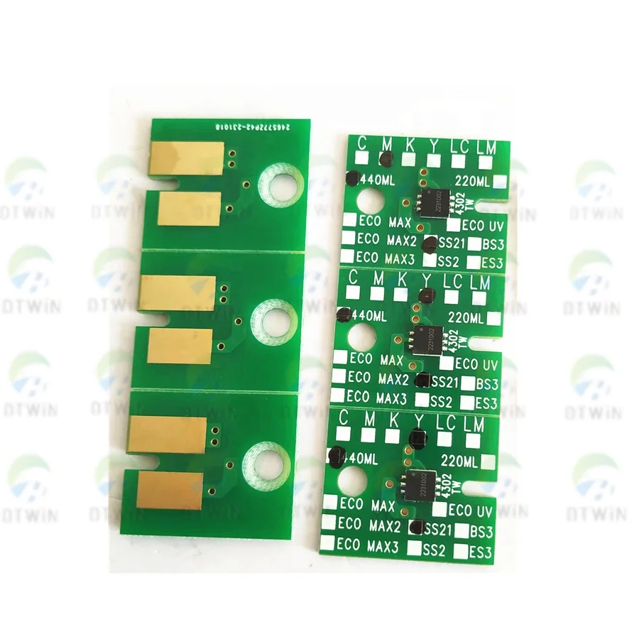 Mimaki SS21 BS3  ES3 Ink Chip  440ml  replacement cartridge chip  one time  permanent chip