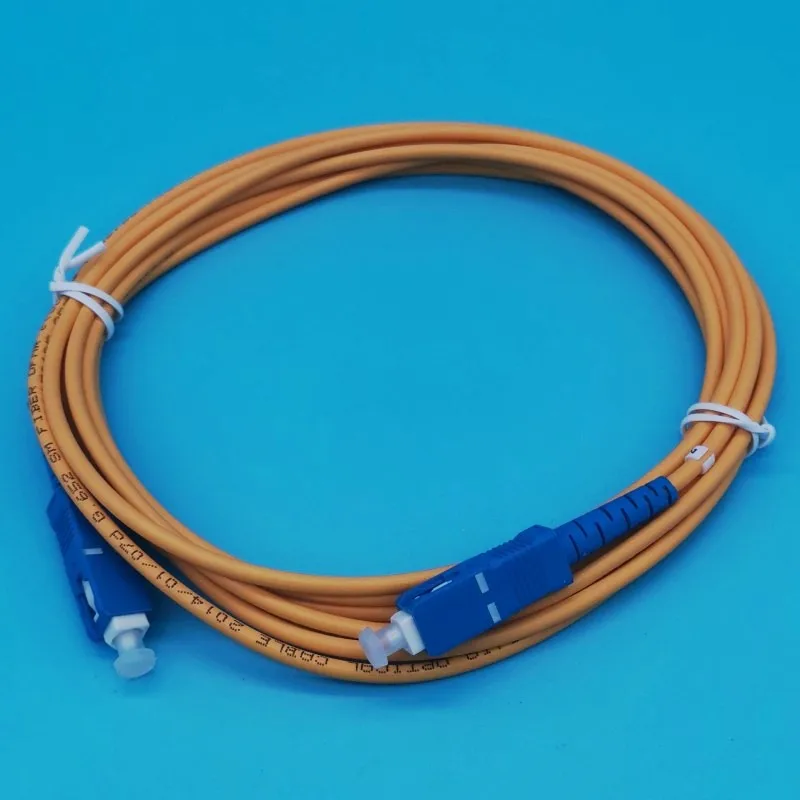FTTH ONU Fiber optic cable SC/UPC/APC/LC/FC/ST patch cord single mode single core 3MM 1.5 1m meter OLT gpon onu
