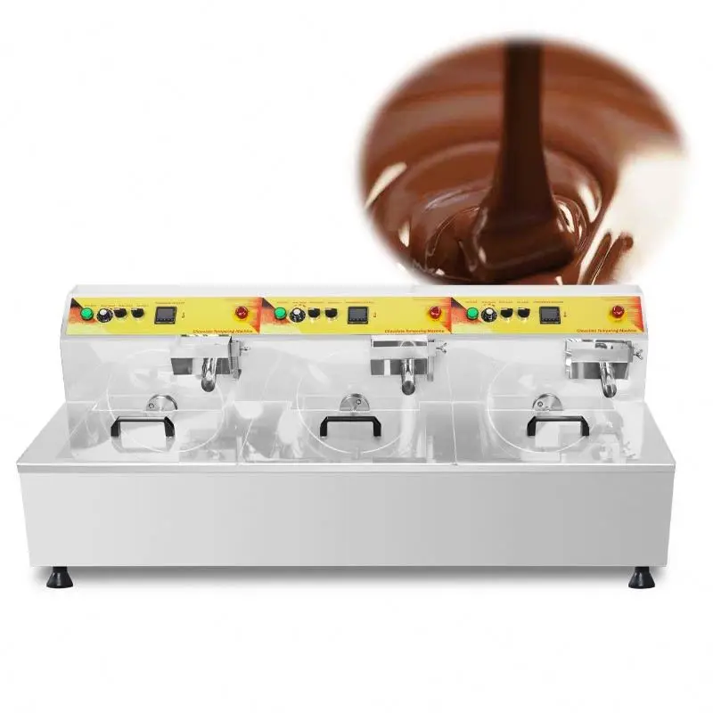 2024 Temperadora De Chocolate Temperer Continue Fondue Melt Pot Warmer Chocolate